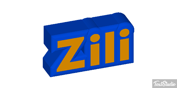 Zili Efecto de texto