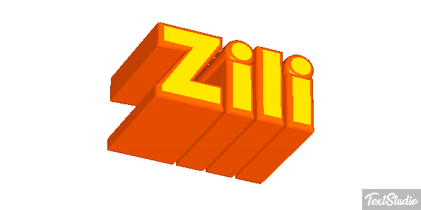 Zili Efecto de texto