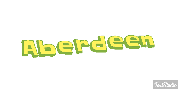 Aberdeen Effetto testo