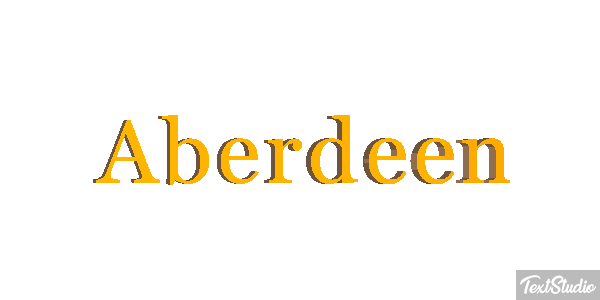 Aberdeen Effetto testo