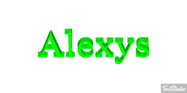 Alexys Efekt tekstowy