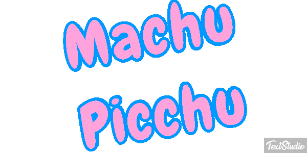 Machu Picchu Effetto testo