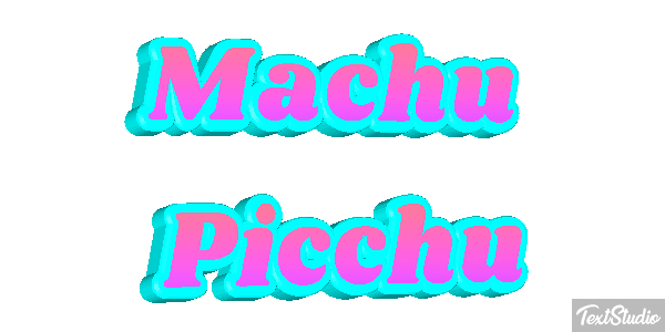Machu Picchu Effetto testo
