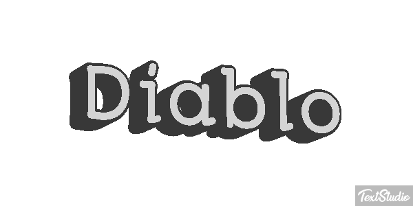Diablo Effetto testo