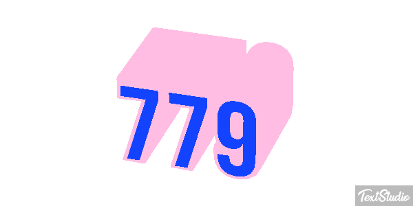 779 Effet de texte