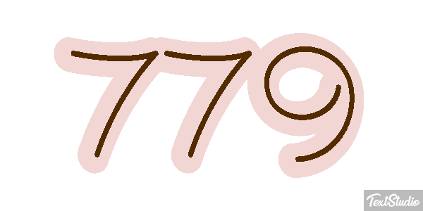 779 Effet de texte