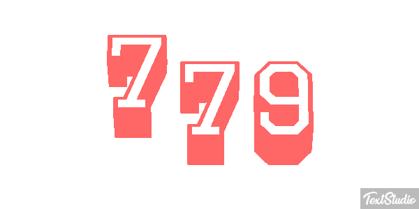 779 Effet de texte
