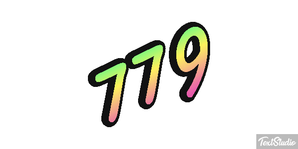 779 Effet de texte
