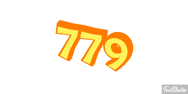779 Effet de texte