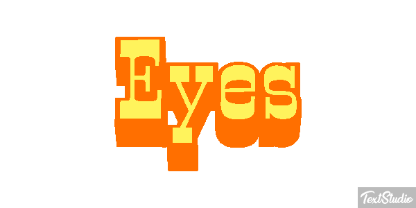 Eyes Text effect