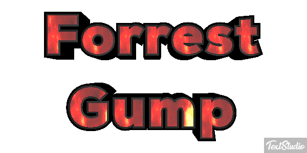 Forrest Gump Effetto testo