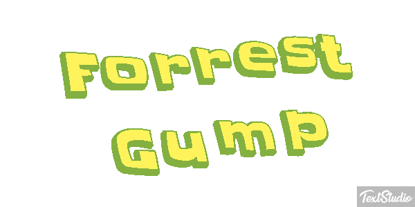 Forrest Gump Effetto testo