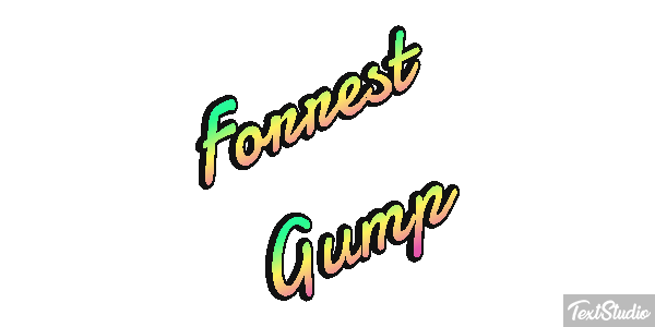 Forrest Gump Effetto testo