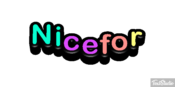 Nicefor Effet de texte
