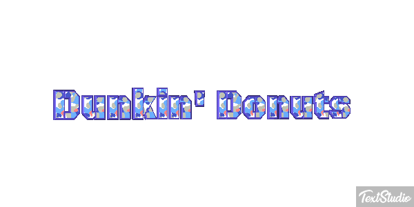 Dunkin' Donuts Efecto de texto