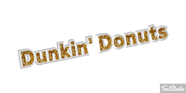 Dunkin' Donuts Efecto de texto