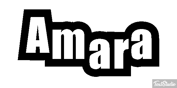 Amara Text effect