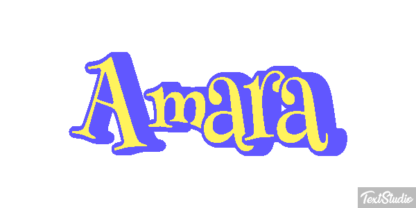 Amara Text effect