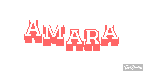 Amara Text effect