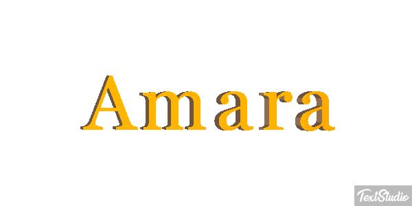 Amara Text effect