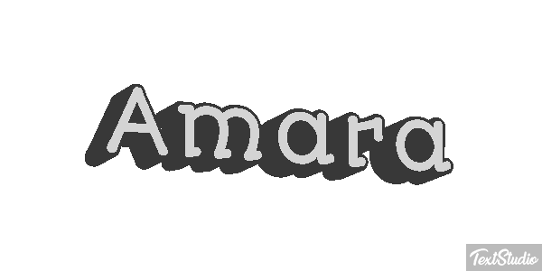 Amara Text effect