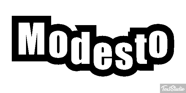 Modesto Tekst effect