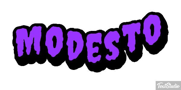 Modesto Tekst effect