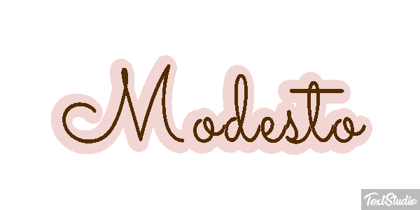 Modesto Tekst effect