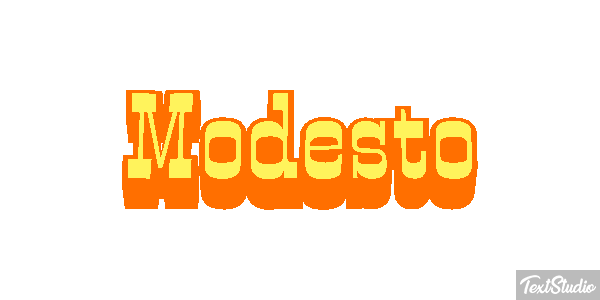 Modesto Tekst effect