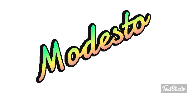 Modesto Tekst effect