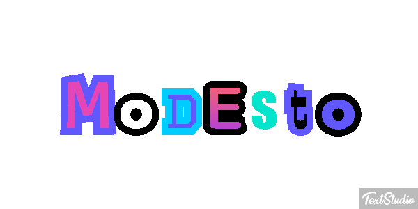 Modesto Tekst effect
