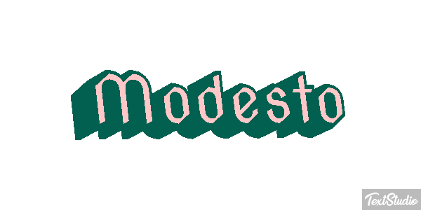Modesto Tekst effect
