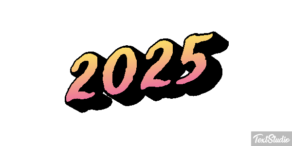 2025 Text effect