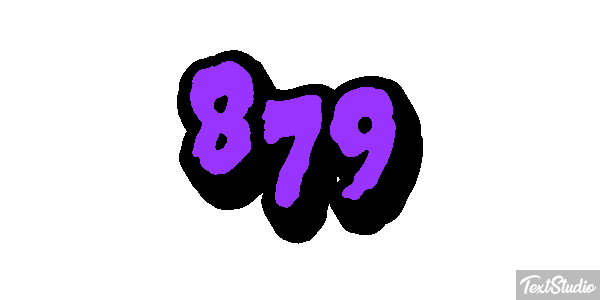 879 Tekst effect