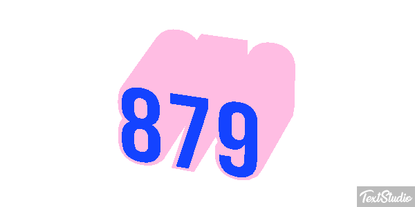 879 Tekst effect