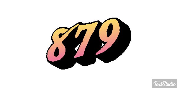 879 Tekst effect