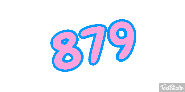 879 Tekst effect