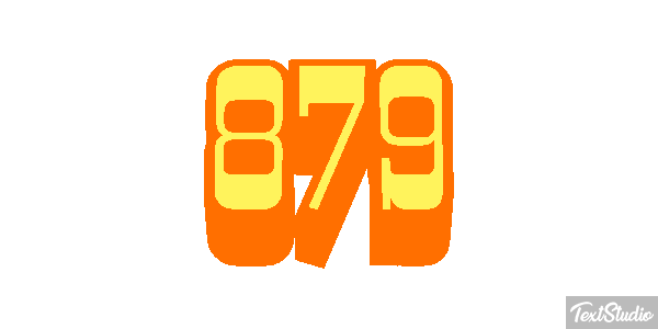 879 Tekst effect