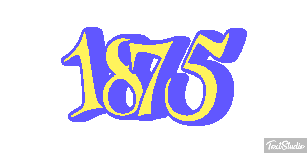 1875 Texteffekt