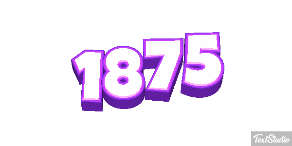1875 Texteffekt