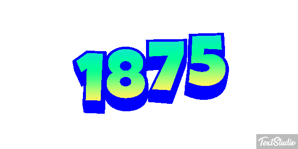 1875 Texteffekt