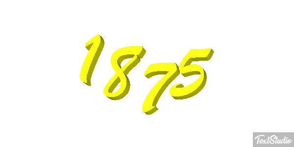 1875 Texteffekt