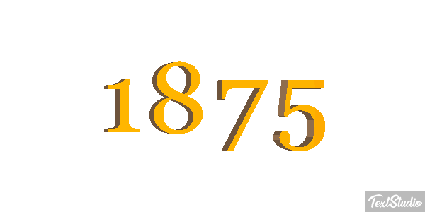 1875 Texteffekt