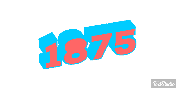 1875 Texteffekt