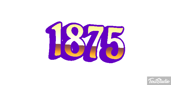 1875 Texteffekt