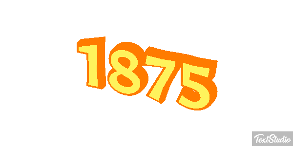 1875 Texteffekt