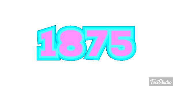1875 Texteffekt