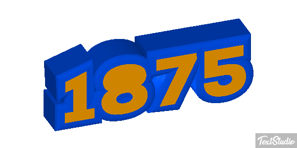 1875 Texteffekt