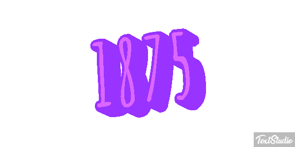 1875 Texteffekt