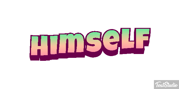 Himself Efecto de texto